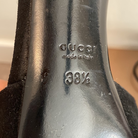 Authentic Gucci Open Toe Bamboo Heels - Picture 6 of 10